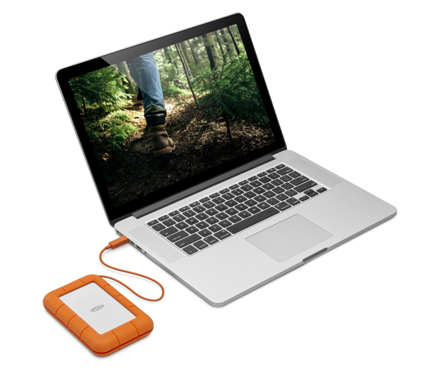 LaCie Rugged 5TB USB 3.2 Gen. 1 Pomarańczowo-Szary - 442213 - zdjęcie 8